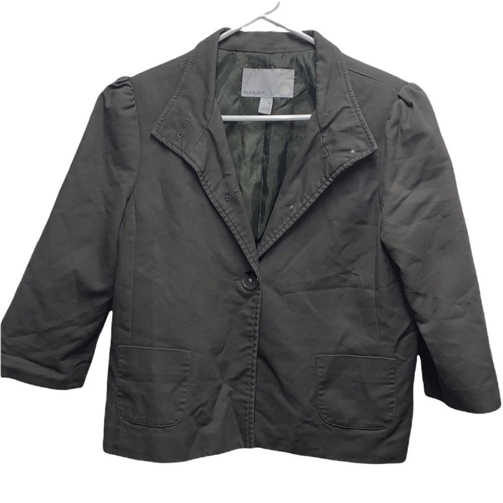 Old navy grey light weight blazer jacket medium